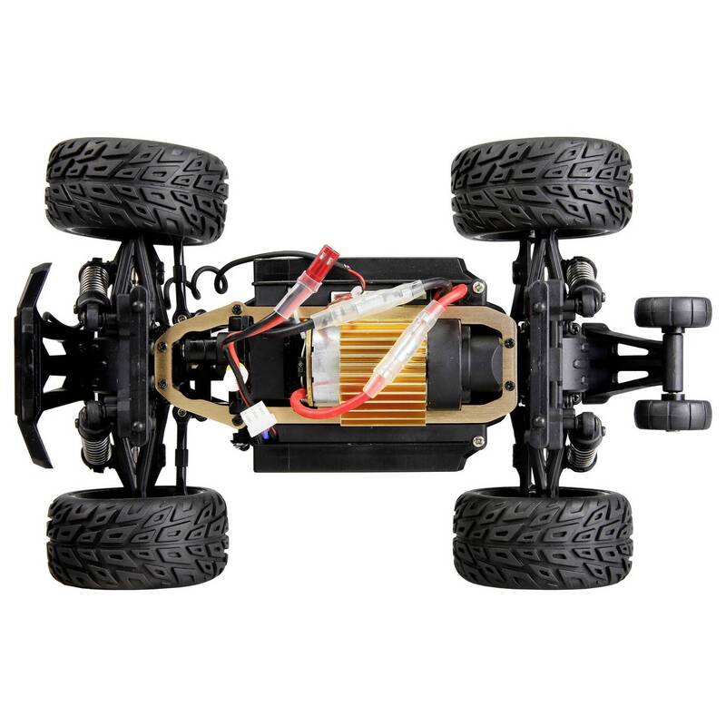 Amewi RC Einsteiger Modellauto MAX20 Monstertruck 1:20 Allradantrieb blau-pink - 4262500341106