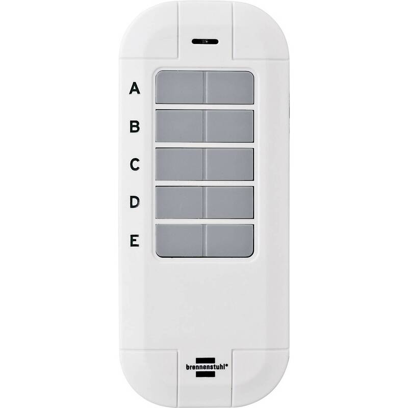 Brennenstuhl Fernbedienung Funksteuerung BrematicPRO Weiß Smart Home System - 4007123639021