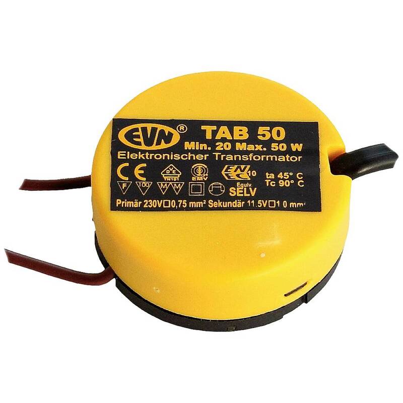EVN TAB 50 Halogen Transformator dimmbar mit Phasenanschnittdimmer - 4037293010504