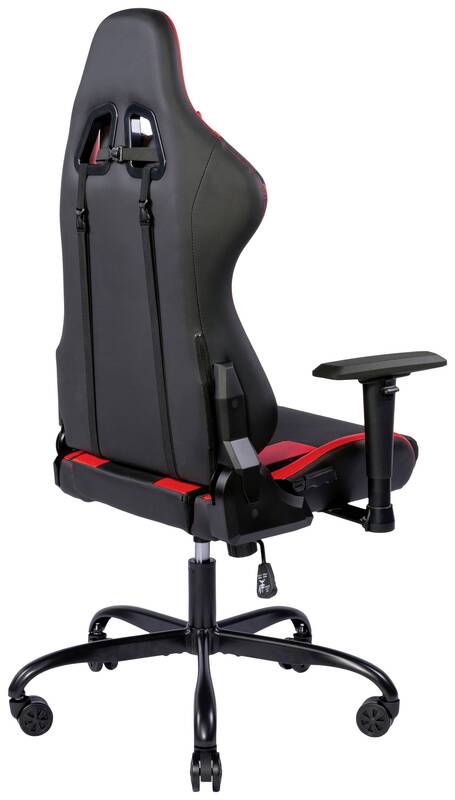 DELTACO GAMING GAM-096-R Gaming-Stuhl Schwarz Rot Möbel Büromöbel SIEHE TEXT - 7333048051479