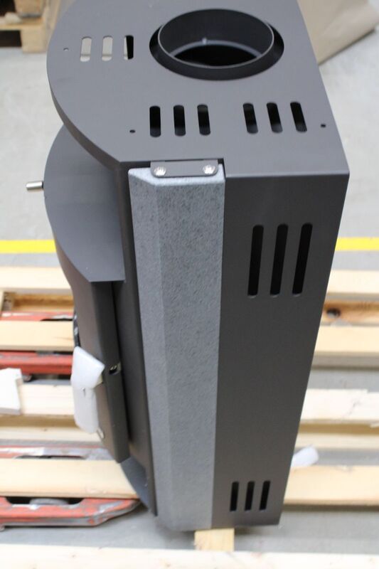 Accente Kaminofen Pamir 2.0 Naturstein Schwarz 6,7 kW Heizgerät Kamin Ofen - 4251787400224