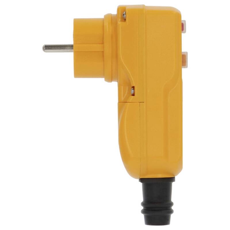 Brennenstuhl Personenschutz-Zwischenstecker PRCD 230V IP55 Gelb 16A 4-polig - 4007123641147