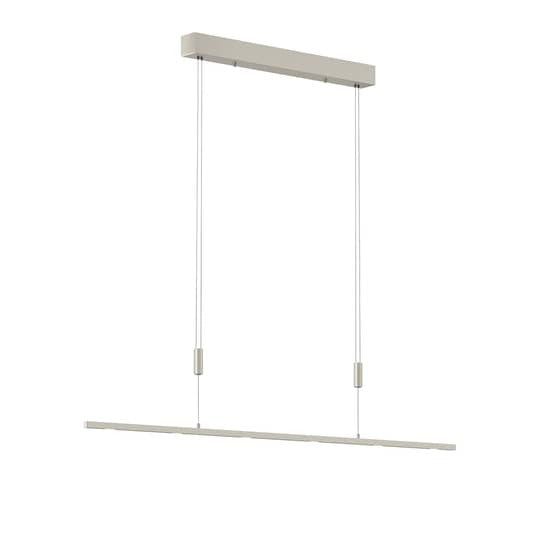 Rothfels Pendelleuchte Hängeleuchte LED Nickel Quitani Tolu Aluminium Stahl Mess - 6291105709712