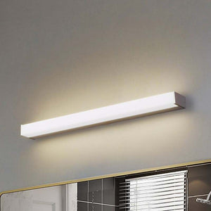 B-Ware Lindby LED-Wandlampe Philippa 59 cm alufarben IP44 3000 K 1000 lm