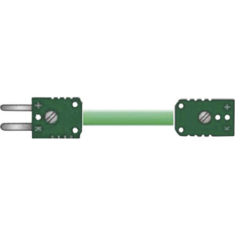 B + B Thermo-Technik Verlängerungskabel VKA Silikon 1m für Thermoelemente Typ K - 4016138033304