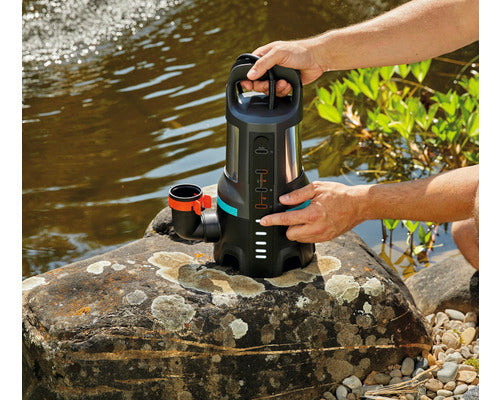 Gardena Schmutzwasser-Tauchpumpe 20000 Aquasensor Pumpe Gartenpumpe 750W IPX8 - 4078500053433