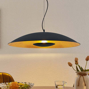 B-Ware Lindby Hängelampe Hängeleuchte Narisara LED Pendelleuchte dimmbar schwarz-gold