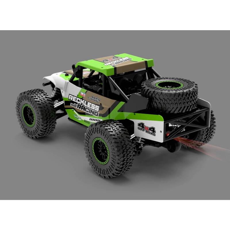 Absima Rock Racer Reckless Truggy 1:20 RC Modellauto Elektro Allradantrieb Grün - 4250650962951