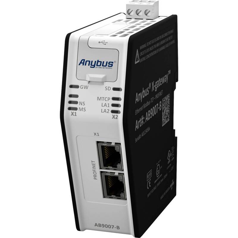 Anybus Gateway Schnittstelle Modbus-TCP Master-Profinet 2-Port USB 24V Industrie - 2050006508008