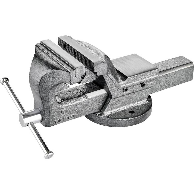 Toolcraft Schraubstock Spannstock Werkzeughalter 100mm Backenbreite 125mm max. - 4053199574940