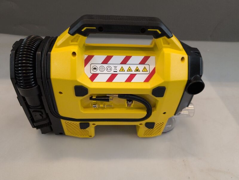 Stanley Akku-Kompressor 10 Bar 12 V Adapter Digitales Display Luftpumpe 2.95kg - 4064161391083