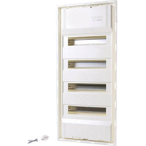 C-Ware F-Tronic Verteilerschrank Unterputz JUMBO48+8 48 Teilungen 4 Reihen weiß