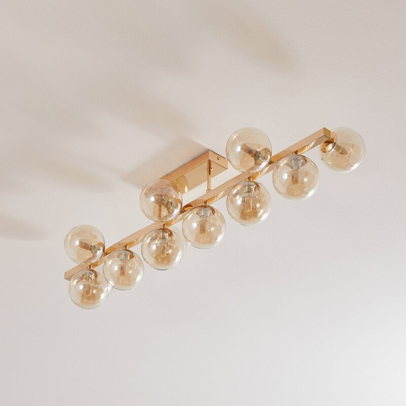 Maytoni Deckenlampe Dallas Deckenleuchte Leuchte 13-flg GU9 gold SIEHE TEXT/FOTO - 4251110026930