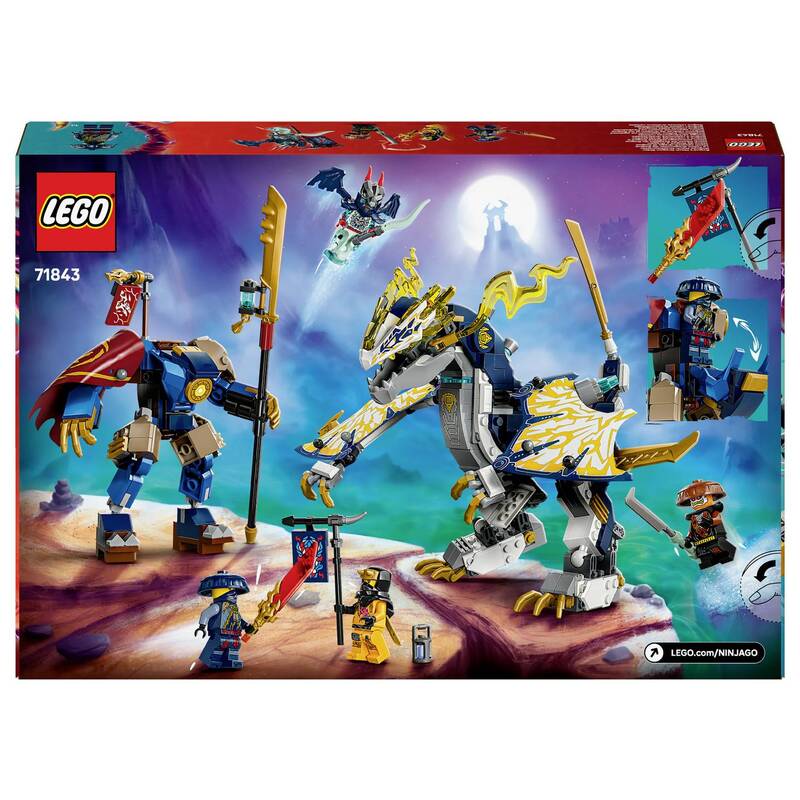 LEGO NINJAGO Spielzeugmech Roboter Drache Rogues Mech Drachenreiter Ninja Set - 5702017929194