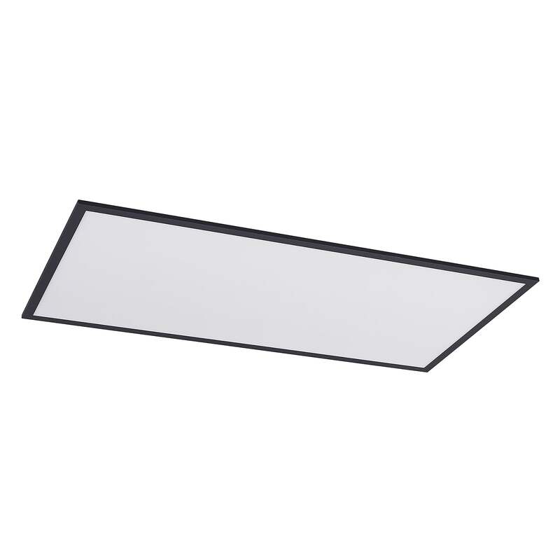 Lindby Deckenleuchte Nelios LED Lampe Leuchte schwarz 120x60cm 4000K IP20 72W - 4251911738674