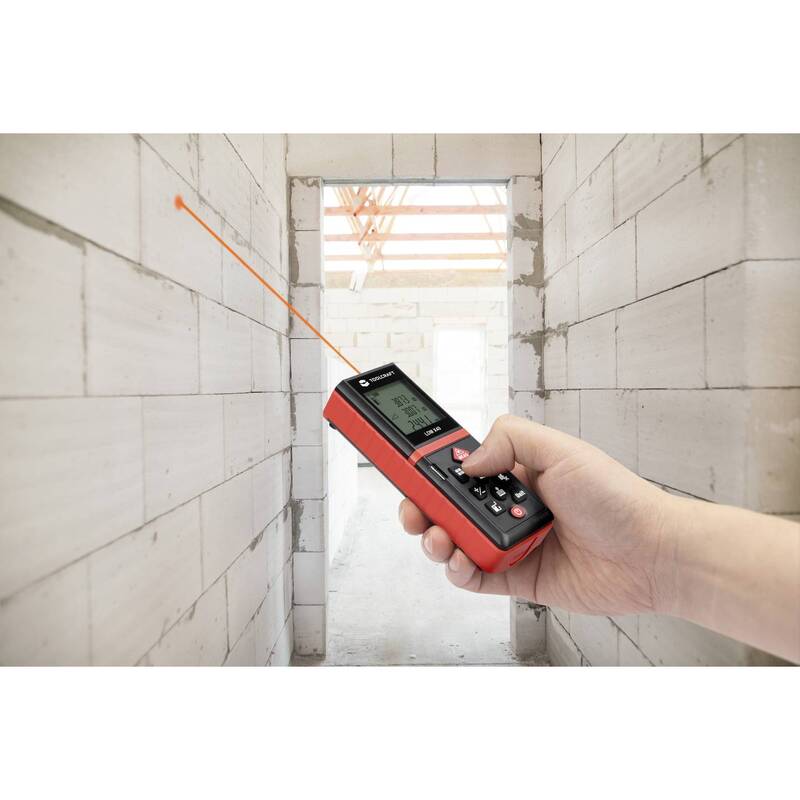 Toolcraft Laser-Entfernungsmesser LDM X40 40m Messgerät Nivelliergerät präzise - 4053199516308