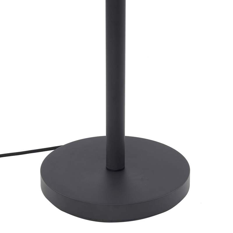 Lindby Stehleuchte Nehemia Lampe Leselampe Designer Leuchte schwarz 185cm - 4251911793345