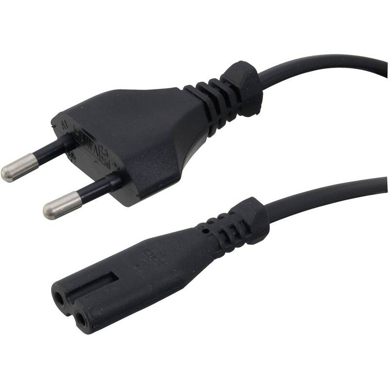HAWA 1008208 Strom Anschlusskabel Schwarz 1.80 m - 2050000955013
