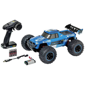 B-Ware 1:10 XS Stadium Fighter RTR blau Carson Modellsport Truggy 4WD 40 km/h