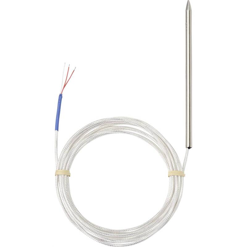 TRU COMPONENTS Temperaturfühler Widerstandssensor PT100 Kabel Edelstahl - 4064161192222