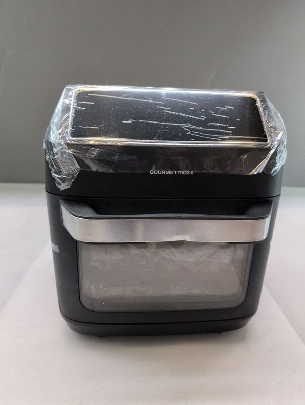 GOURMETmaxx Heißluft-Ofen Heißluftfritteuse Digital schwarz 12 Liter Zubehörset - 4067522044888