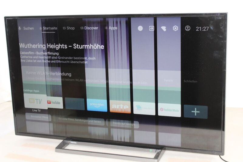 TOSHIBA Fernseher 50UA3D63DG Smart TV UHD 4K Multimedia HDMI USB schwarz 50 Zoll - 4024862127473
