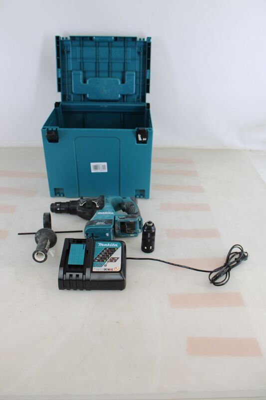 Makita Akku-Kombihammer DHR243RTJ Bohrhammer 18V 5Ah SDS-PLUS grün 2 Akkus - 0088381686204