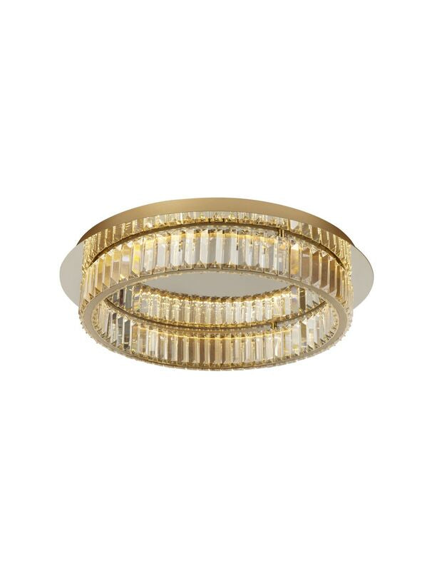 Nova Luce Deckenleuchte Deckenlampe LED Aurelia Gold dimmbar Neutralweiß 60 cm - 5212017435248