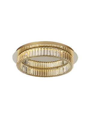 B-Ware Nova Luce Deckenleuchte Deckenlampe LED Aurelia Gold dimmbar Neutralweiß 60 cm