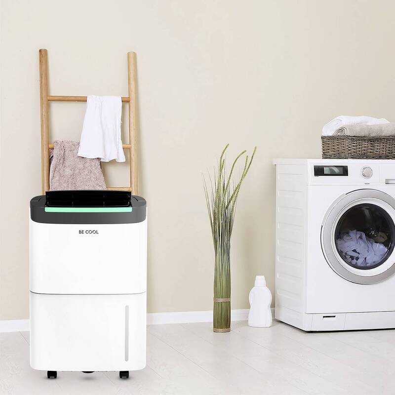 Be Cool Luftentfeuchter 50 l/Tag für Räume bis 50 m² mit Fernbedienung Weiß - 9005151002201