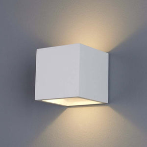 B-Ware Lindby Wandleuchte Wandlampe LED Gipsleuchte weiß Wohnraum Flur Schlafzimmer