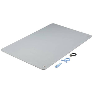 B-Ware TRU COMPONENTS ESD-Matten-Set Tischmatten-Set ESD Arbeitsplatz Grau 900x2mm