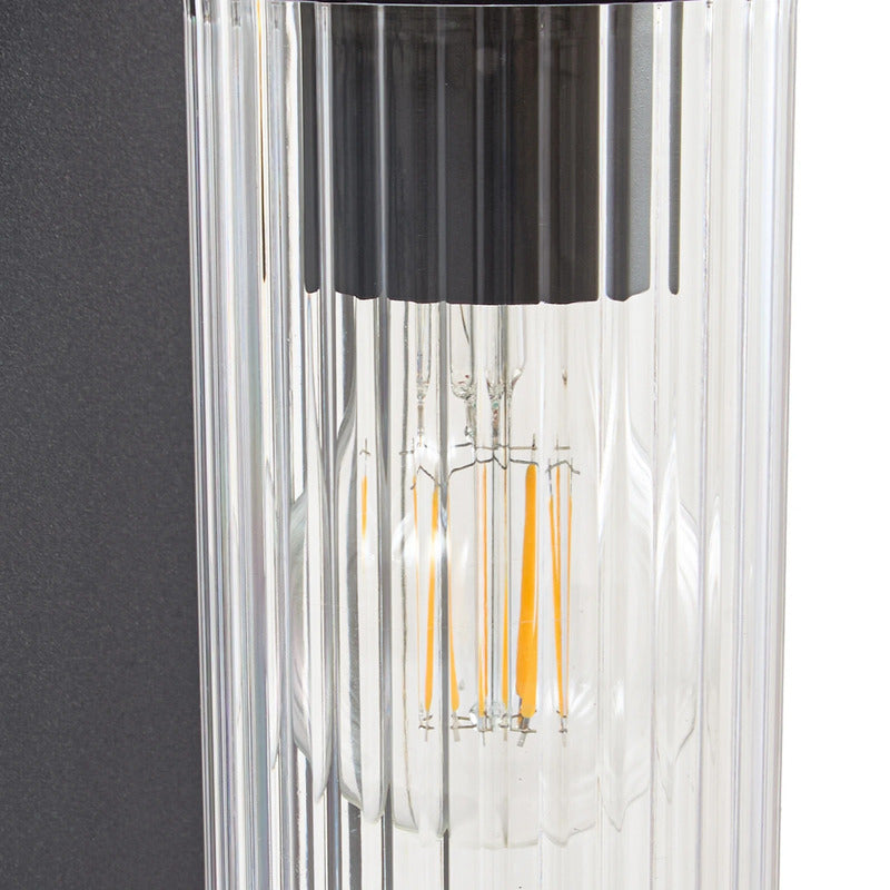 Lindby Wegeleuchte Gartenleuchte Kaliro LED Außenlampe anthrazit 60cm IP54 1xE27 - 4255830909252