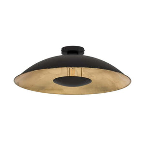 B-Ware Lindby Deckenlampe Emilienne LED Lampe Leuchte dimmbar schwarz gold Ø60cm 20cm