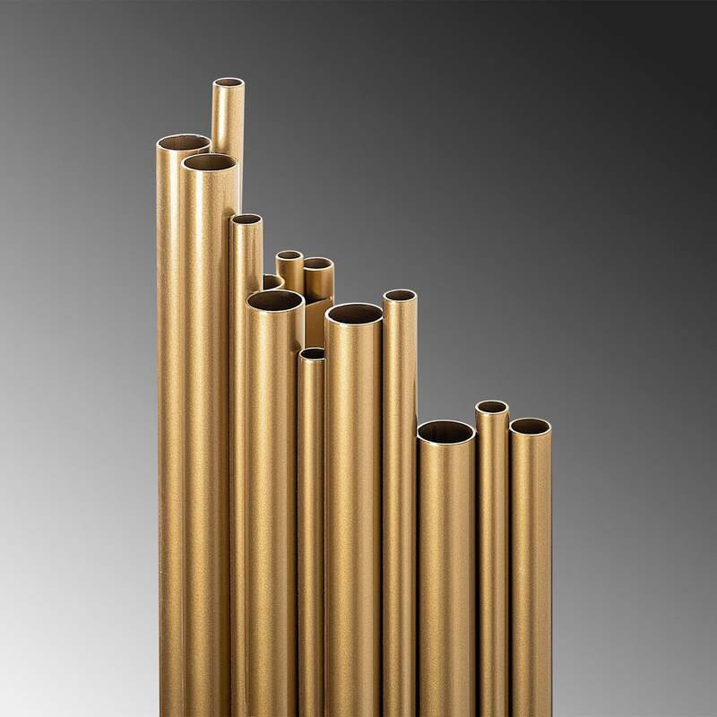 Wandleuchte Reis 13341 goldfarben Metall Höhe 50 cm Wandlampe Lampe Leuchte Spot - 8683743823956