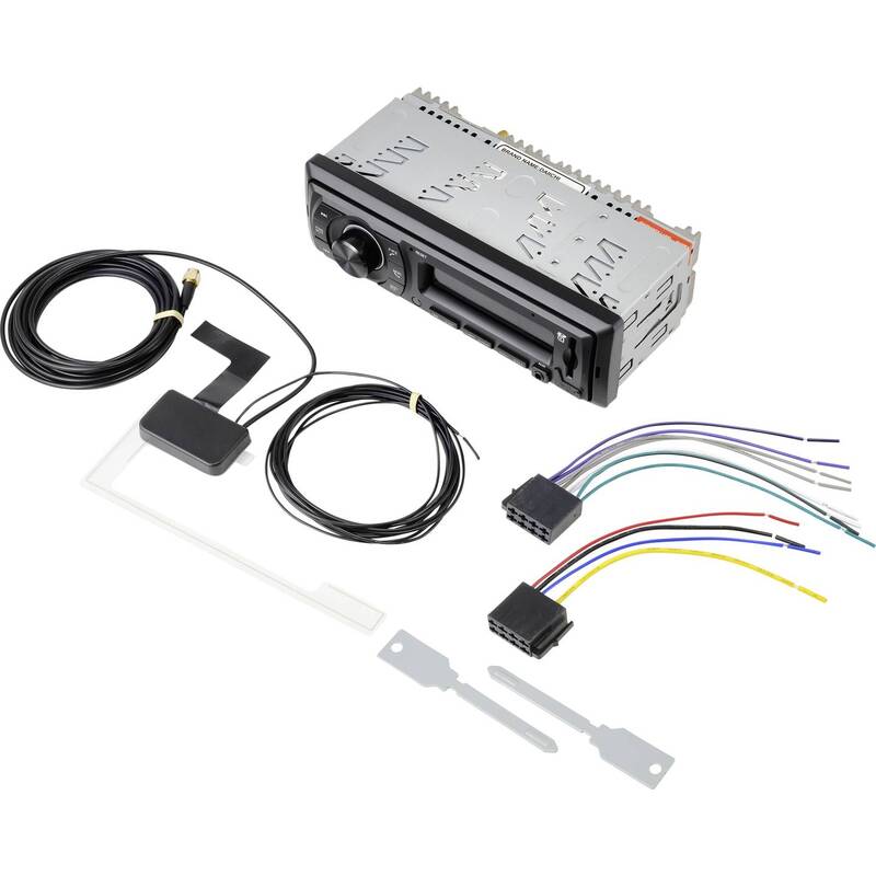 Renkforce Autoradio DAB+ Tuner Bluetooth Freisprecheinrichtung Schwarz 4x40W - 4064161178042