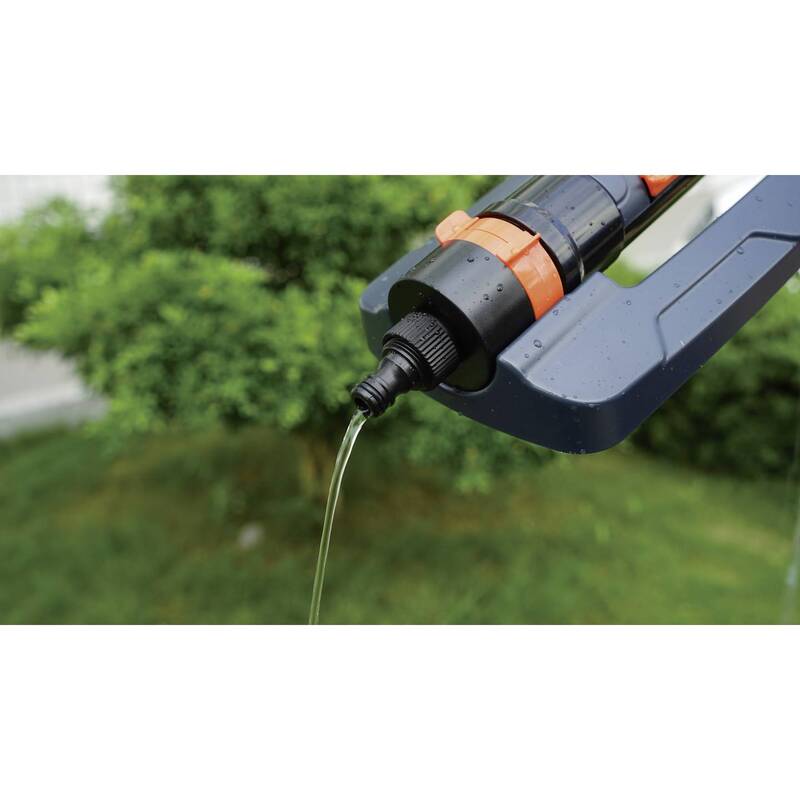 Toolcraft Viereckregner Gartenbewässerung Sprinkler 418m² Reichweite 22m - 4016139197500