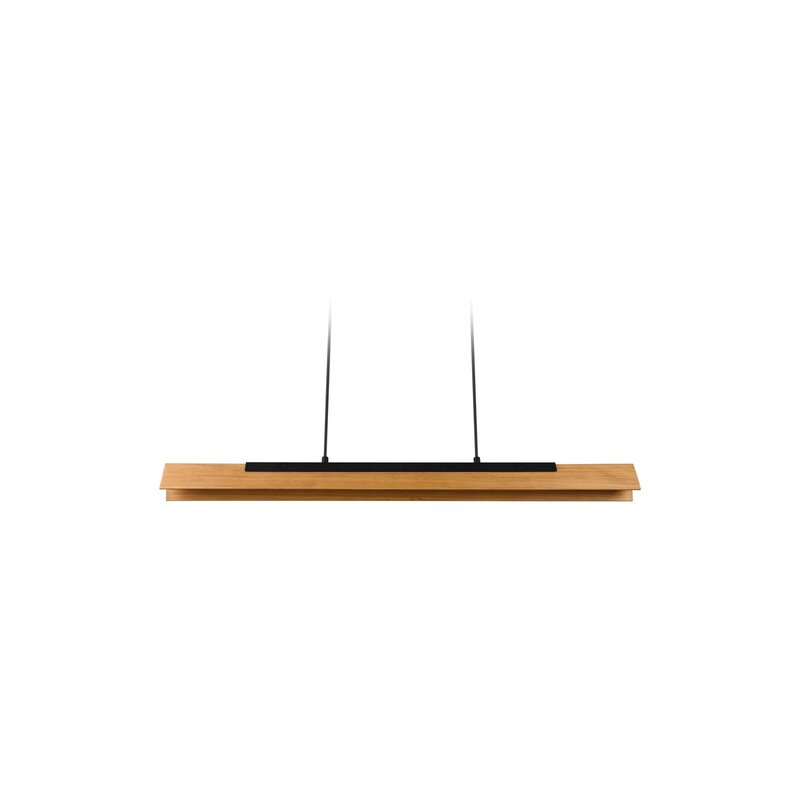 Kerala Hängeleuchte Pendelleuchte LED Touchdimmer Sensordimmer Holzschirm war790 - 4017807542455