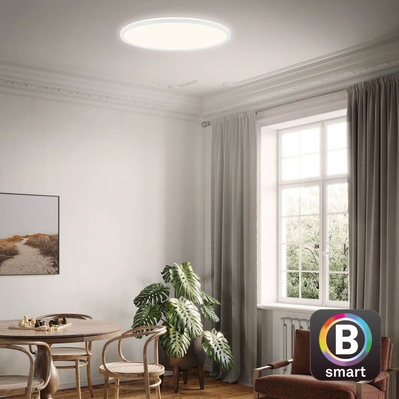 Briloner LED-Deckenlampe Slim S dimmbar CCT weiß Ø 45 cm Deckenleuchte Lampe - 4002707409885