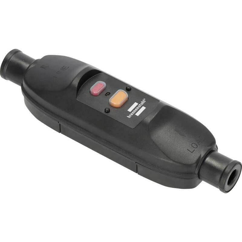 Brennenstuhl Personenschutzschalter Schutzschalter PRCD Zwischenstecker IP66 - 4007123688920