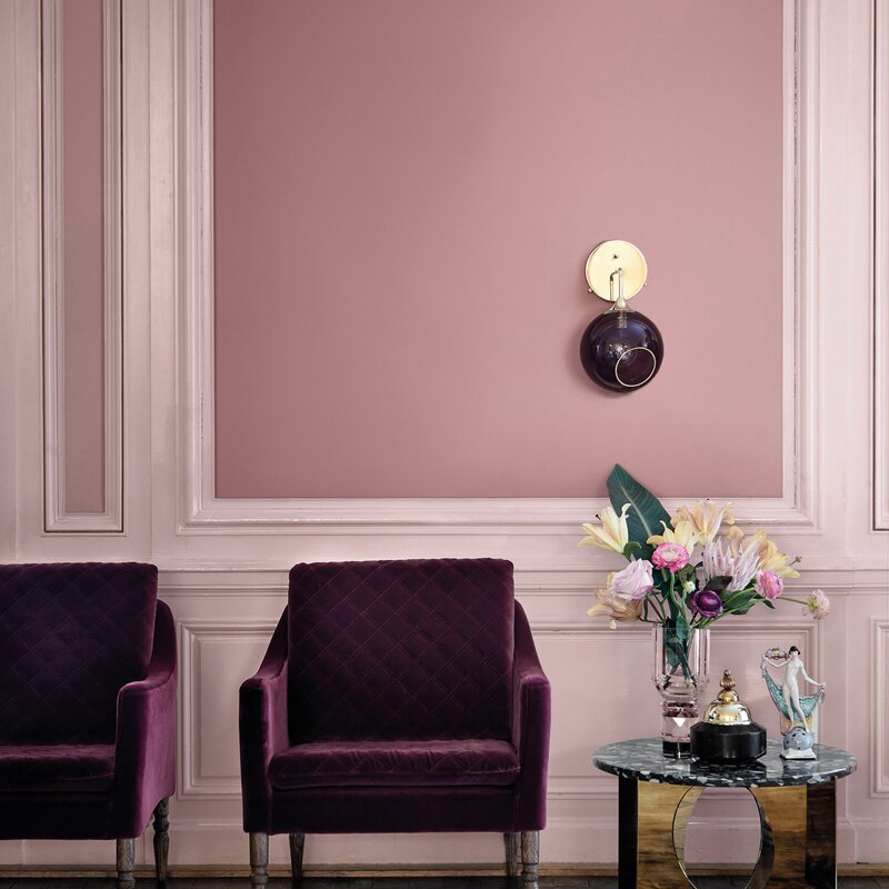 Ballroom Wandleuchte Lampe lila/gold mundgeblasen Beleuchtung SIEHE TEXT/FOTO - 5713874227354