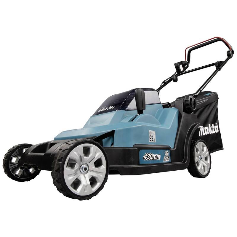 Makita 18Vx2 Lawn Mower 430mm 17" Kit - 0088381891202