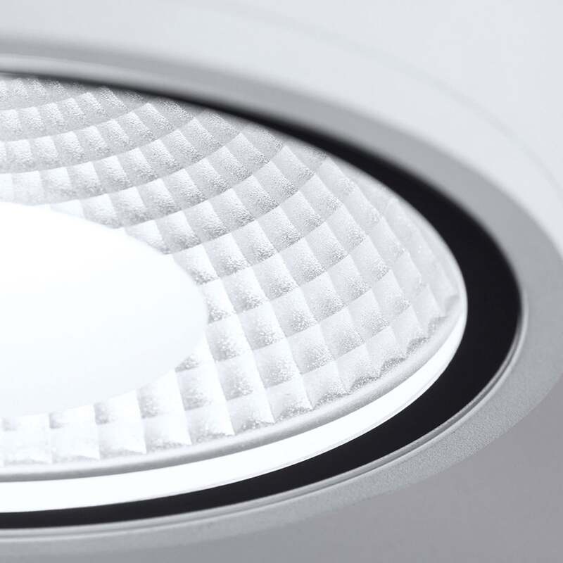 Orion Deckenstrahler Außenleuchte Sputnik LED Strahler IP65 weiß Ø14,5cm 1030lm - 9003090266784