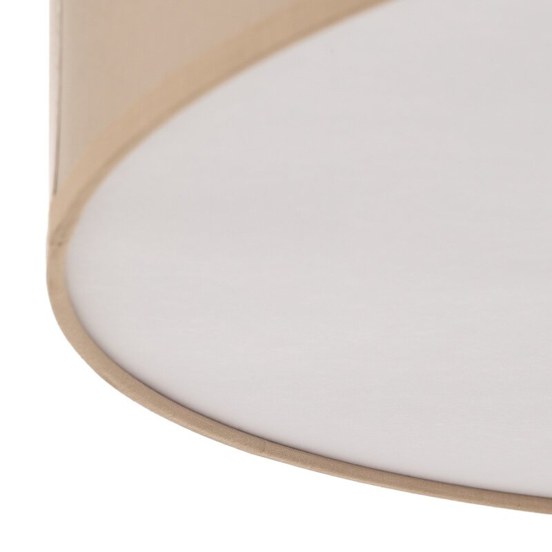 Euluna Deckenlampe Rondo Deckenlampe Deckenlicht E27 mit Abstand creme Ø 60cm49 - 5901780539986