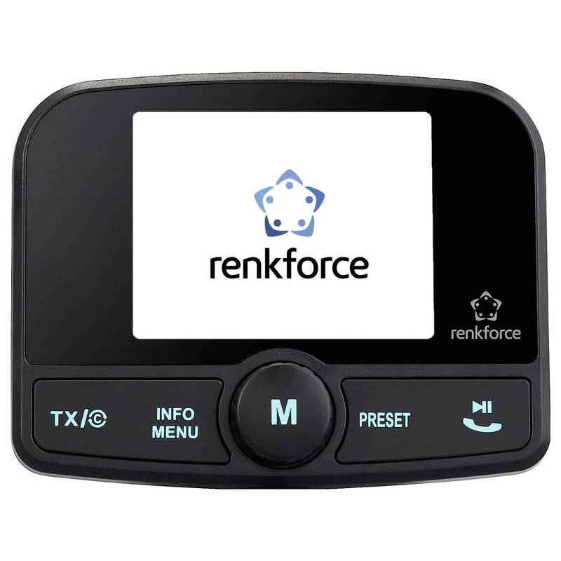 Renkforce RFCRDAB100 DAB Empfänger Radio Saugnapfhalterung Bluetooth Musikstream - 4064161398532