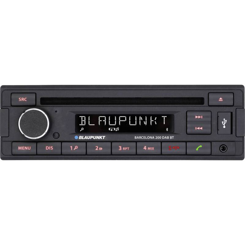 Blaupunkt Autoradio Barcelona 200 DAB BT Bluetooth Freisprecheinrichtung schwarz - 4260499852375
