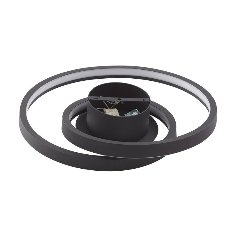 Lindby Deckenleuchte Deckenlampe LED Erlinik Schritt dimmbar schwarz - 4251911760095