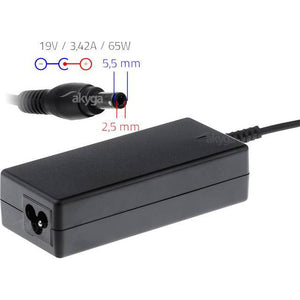 B-Ware Akyga AK-ND-01 Notebook-Netzteil 65 W 19 V 3.42 A