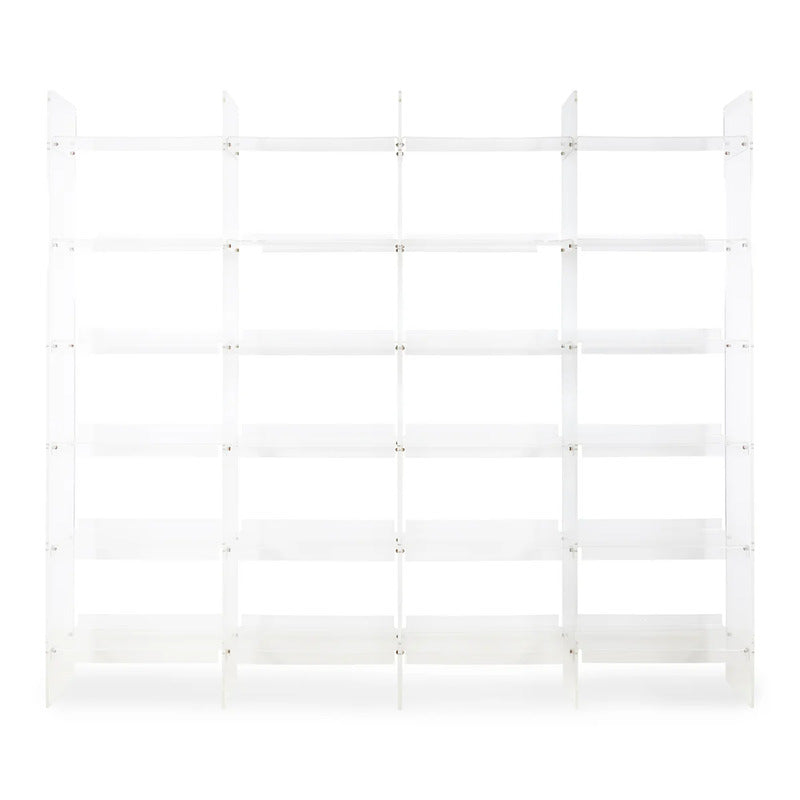 HKliving Regalsystem Acryl transparent 240 cm als Raumteiler oder Wandregal - 8718921053082