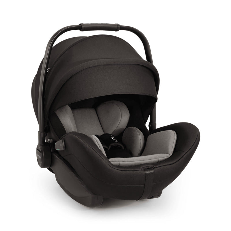 Nuna Babyschale ARRA flex Caviar 25 Autositz Gruppe 0+ schwarz von Geburt an - 8721094534142